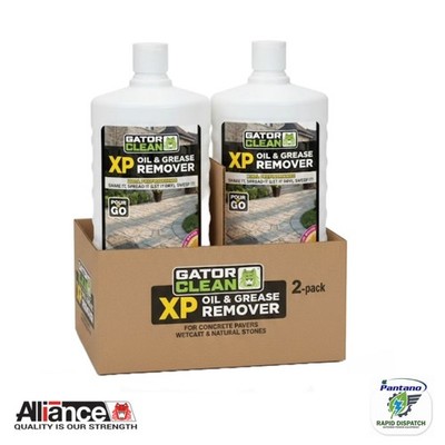 2PK Gator XP Oil & Grease Remover for Pavers & Stone | 2 Quarts Alliance Gator