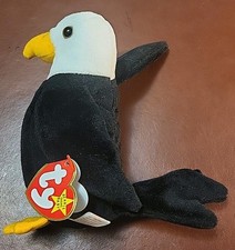 2-17-1996 Born, Ty Beanie Babies Baldy, The Eagle  #4074