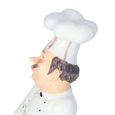 Chef-Statue Chef-Figur Aus Kunstharz Für Tischdekoration