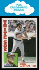 Greg Luzinski 1984 Topps #20 Chicago White Sox Baseball Card
