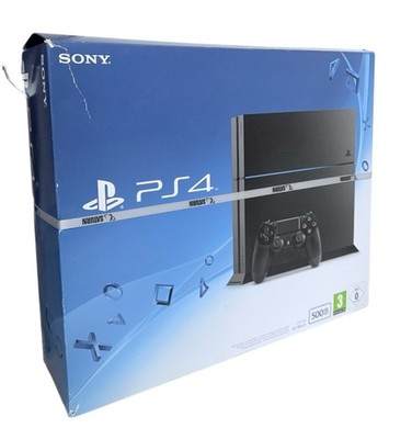 Sony Playstation 4 mit Controller - PS4 Spielekonsole Schwarz mit 500GB | OVP