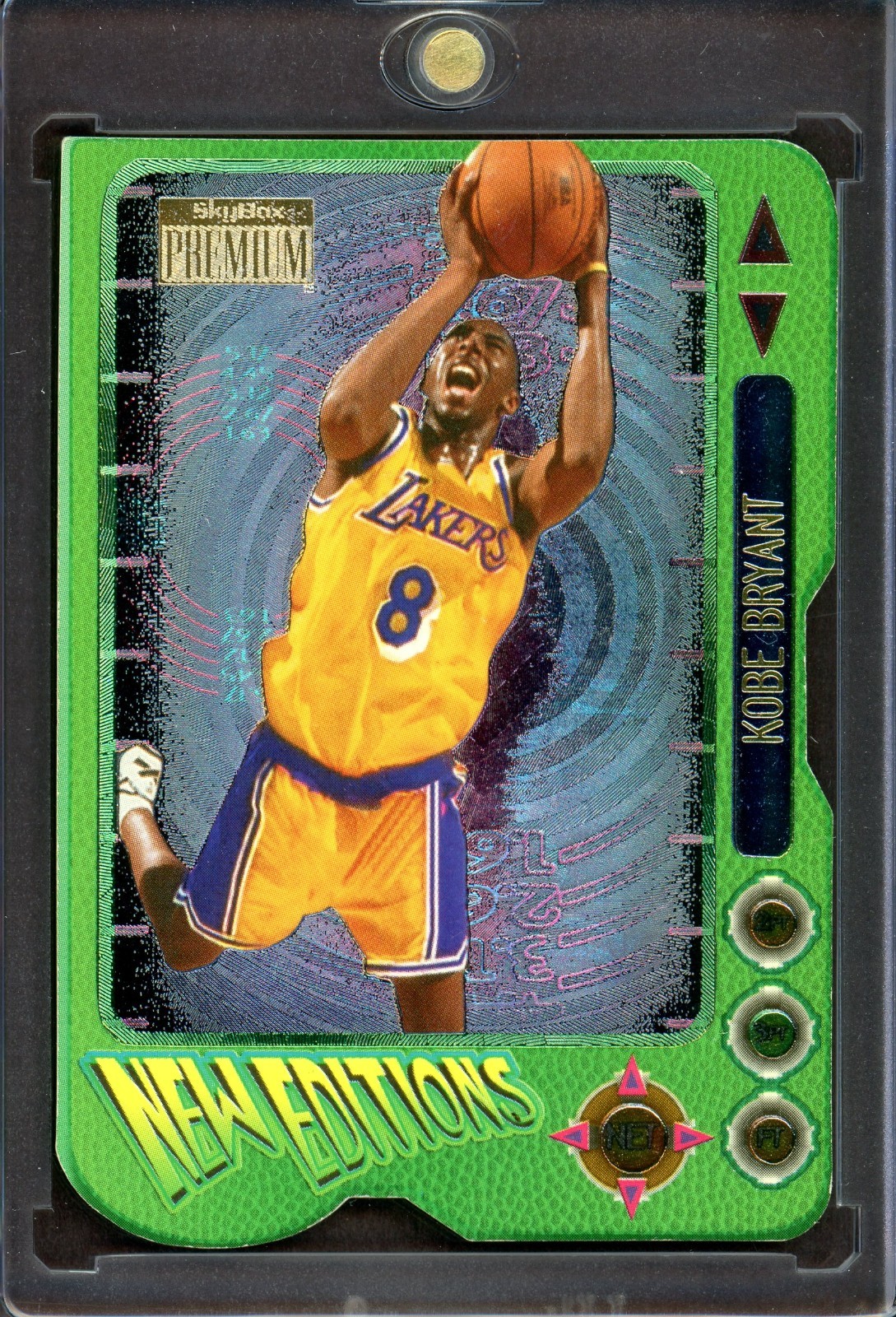 KOBE BRYANT ~ 1996-97 SkyBox Premium New Edition Insert Card #3 ~ Grade: EX