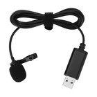 Universal USB Microphone Lavalier Microphone Clip-on Computer Mic Plug and3445