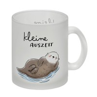 Otter Glas Tasse Mit Spruch Kleine Auszeit