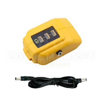 Replacement Dewalt DCB091 12V DC Power Source and Adapter w/ cable US seller