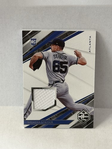Spencer Strider #LS-SS — 2022 Panini Chronicles Limited Swatches baseball card