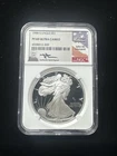1986-S American Silver Eagle NGC PF-69 ULTRA CAMEO Mercanti Signed
