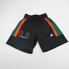 Miami Hurricanes adidas Practice Shorts Women's Black/Orange Used