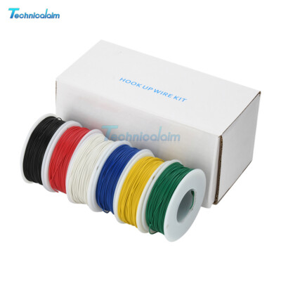 30AWG Electric Wire Stranded Tinned Copper Flexible Silicone Circuit Board Cable