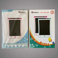 Kuratu LCD Writing Tablet 8.5" Electronic Drawing Pad Kids  2 packs 