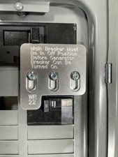 Generator interlock kit for Square D QO 150 200 Amp WR 22 SqD QO