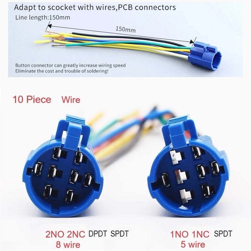 19mm SPDT 2/3 Position Momentary Arrow LED Stainless Steel Selector Switch - Picture 11 of 28