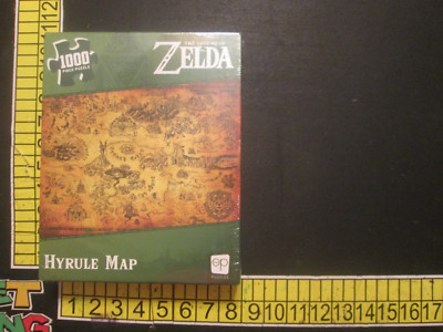 The Legend of Zelda 1000 Piece Jigsaw Puzzle ''Hyrule Map'' 27''x19''