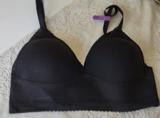 Black Maidenform Bra Bralette DM2322 Triangle Wireless 2XL