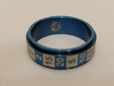 CritSuccess Dice Ring [D20 Blue Size 11.5]