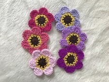 crochet flowers appliques