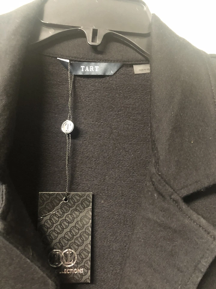 Blazer negro tejido colección Tart para mujer talla mediana Foto 3 de 4