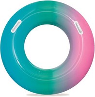Tipp Ø 91 Cm Schwimmreifen Schwimmring Mit Haltegriffe Regenbogen Bestway 36126