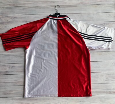 Feyenoord Rotterdam 1998 - 1999 Home football shirt jersey Adidas