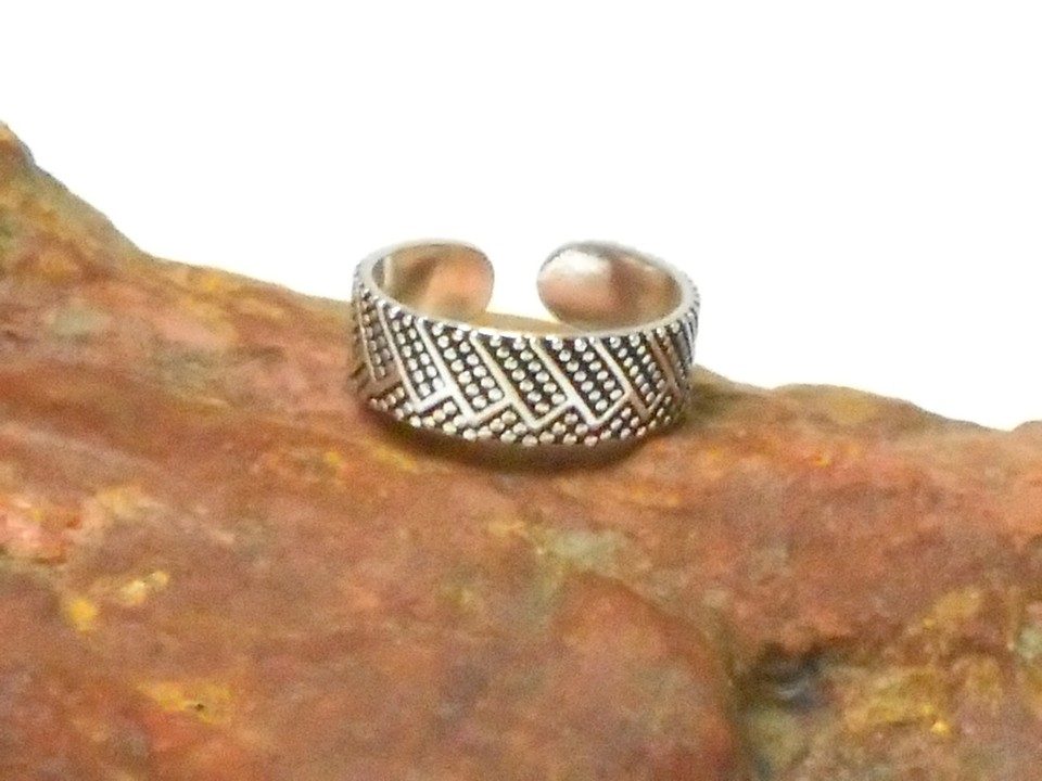 Adjustable TOE RING Sterling Silver 925 | eBay UK