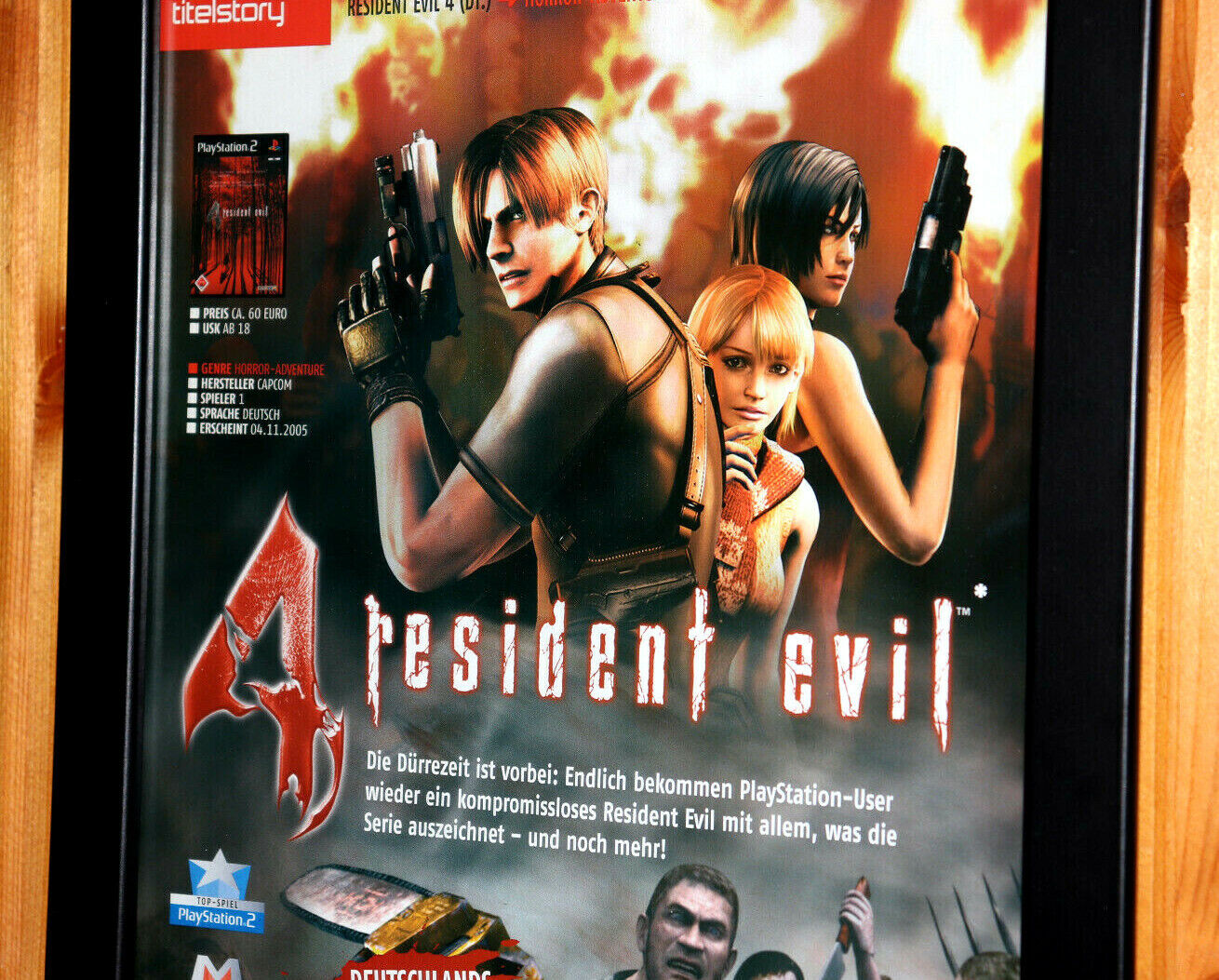 Resident Evil 4: Recomeço, Poster do RE4, esse poster não f…