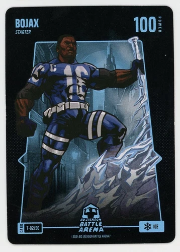 2024 Bo Jackson Battle Arena BOJAX Ice #T02/50 EXCLUSIVE