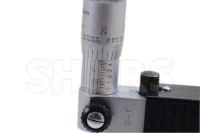 SHARS 1-2 Electronic Screw Thread Micrometer 60 Degree V-Anvils .00005