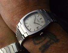 LONGINES MEN'S VINTAGE AUTOMATIC STAINLESS STEEL DATE WATCH UHR MONTRE OVERSIZED