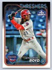 EMAARION BOYD  THRESHERS   2024 TOPPS PRO DEBUT #PD-2