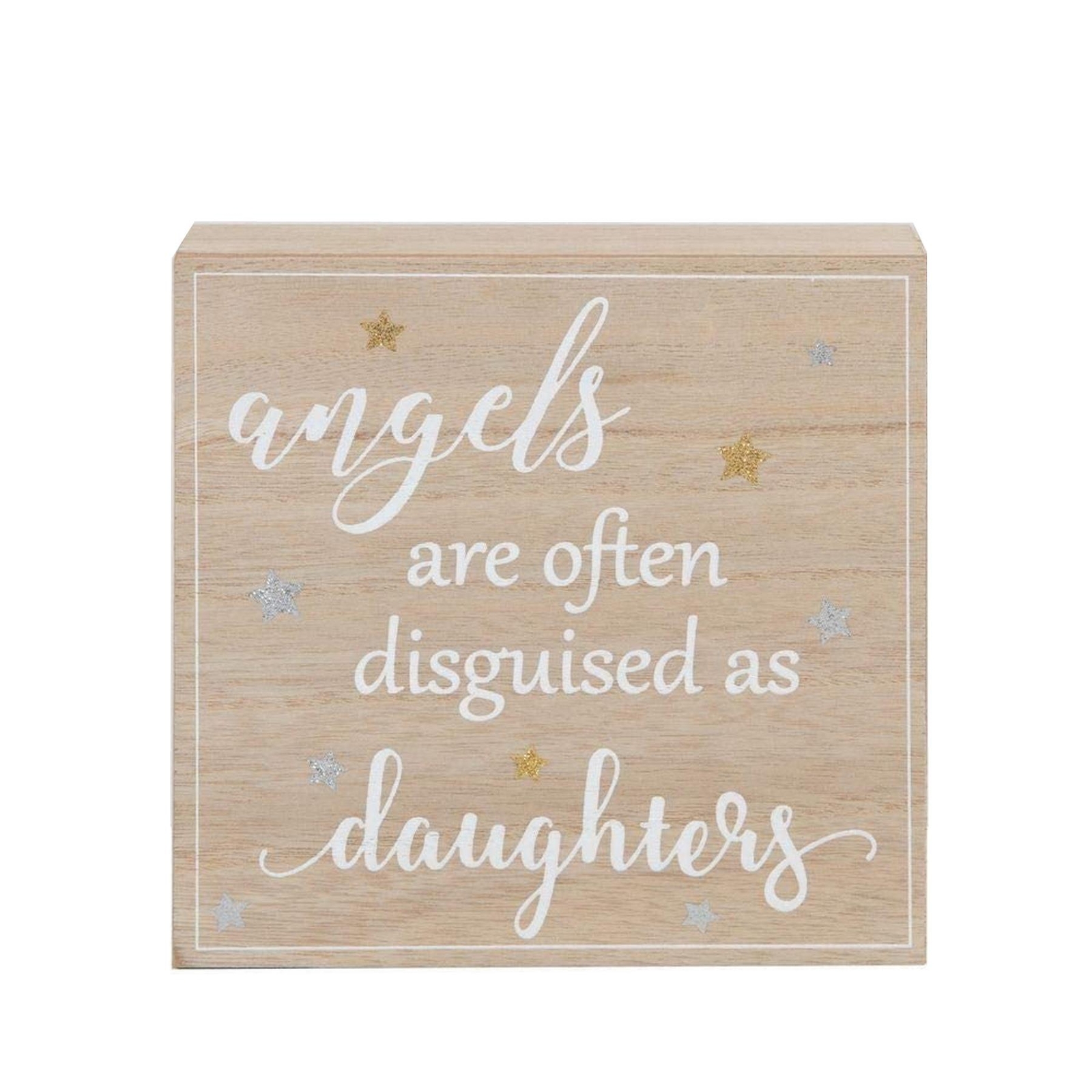Decorative Mantel Plaque Display Piece Angels Daughters Memorial Plaque Gift
