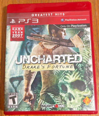 Uncharted: Drake's Fortune -- Greatest Hits Edition (Sony PlayStation 3, 2007)