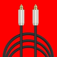 6feet/2m Optical Cable Digital Audio Sound Fiber Optic SPDIF Cord Wire Dolby DTS