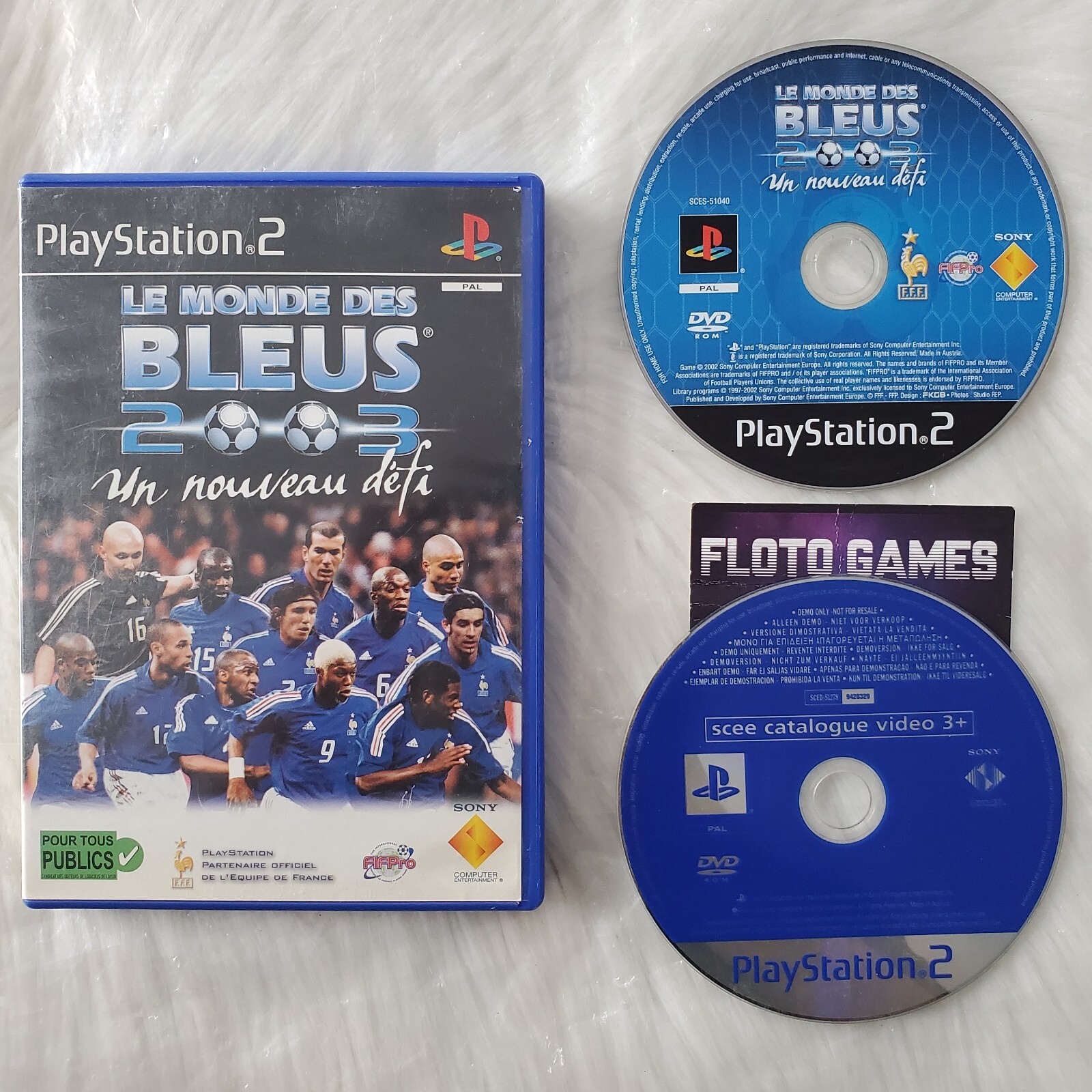 Jeu Le Monde des Bleus 2003 pour Playstation 2 PS2 PAL FR en Boite - Floto Games