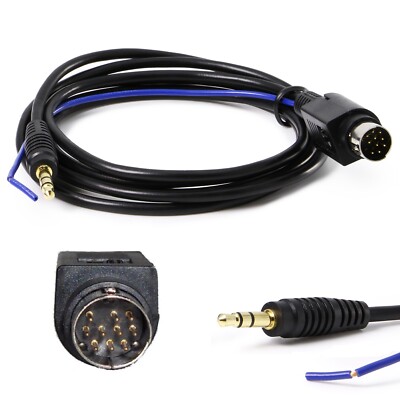 AUX IN Adapter Kabel Klinke Stecker MP3 passend für VW Audi MFD Navi Plus RNS