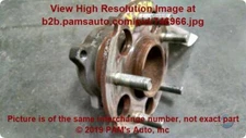 Used Rear Wheel Hub fits: 2007 Honda Cr-v Rear FWD Rear Grade A