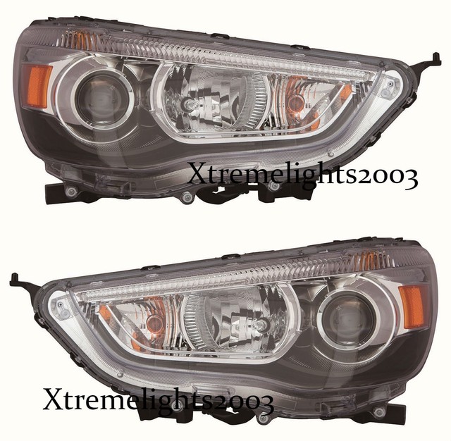 MITSUBISHI OUTLANDER SPORT 20112016 PAIR HEADLIGHTS HEAD LAMPS LIGHTS