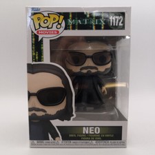 Funko POP! Neo Matrix Movies 1172 Black Sunglasses Coat W/ PROTECTOR - P70