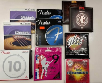 New Lot Of Guitar strings 