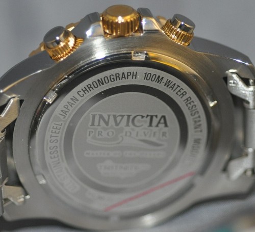 Invicta Men's Pro Diver Chronograph Black Dial Stainless Steel Watch 24003 - Picture 3 of 5