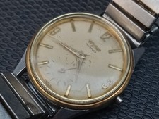 UNTESTED Vintage Wyler Incaflex Stainless Steel Swiss Subdial Wristwatch AS IS