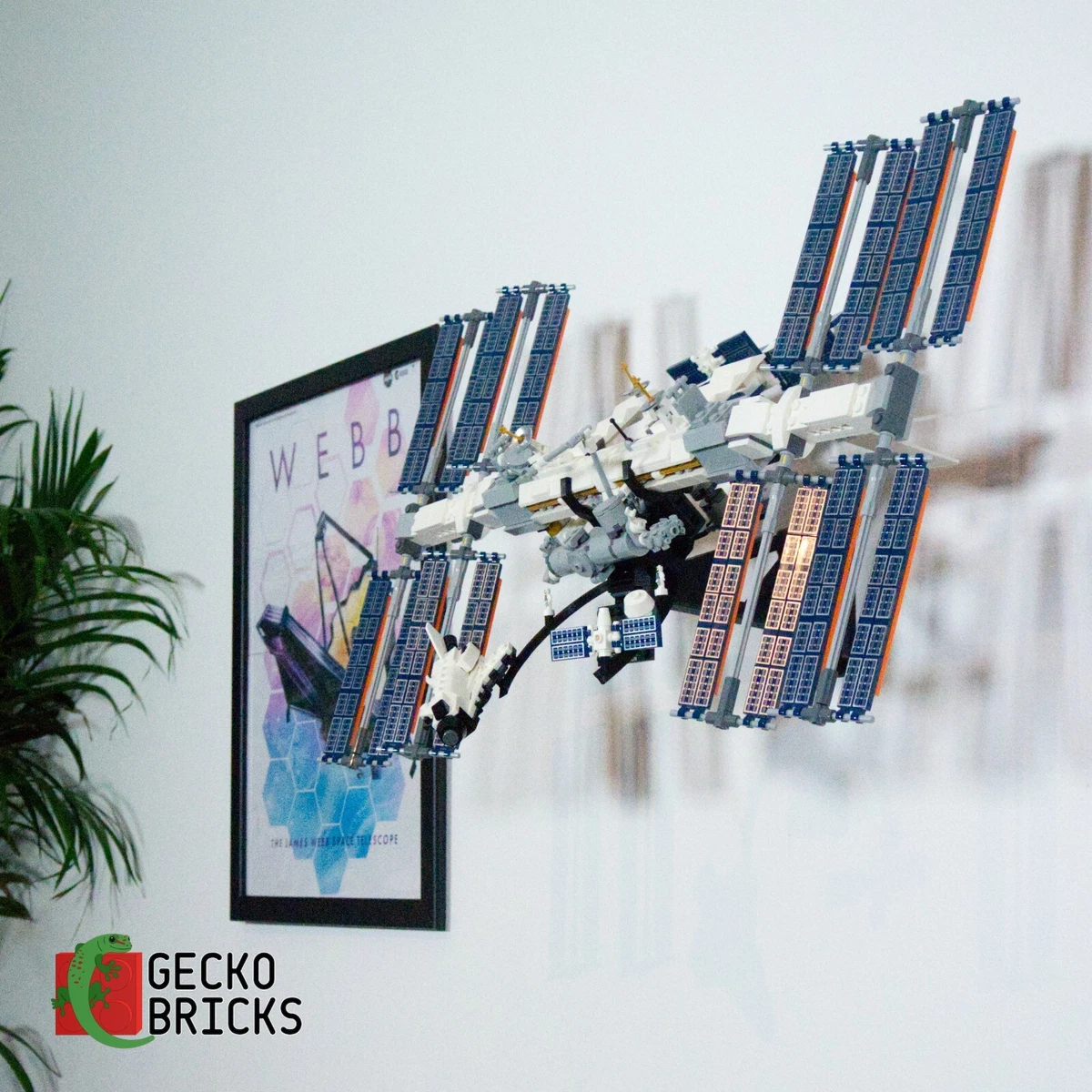 Gecko bricks Wall Mount for Lego Nasa ISS Space Station 21321 eBay