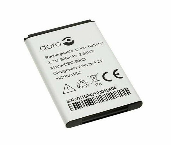 Doro DBC800D 3,7 V 800 mAh Batterie pour Téléphone Easy 500515 for