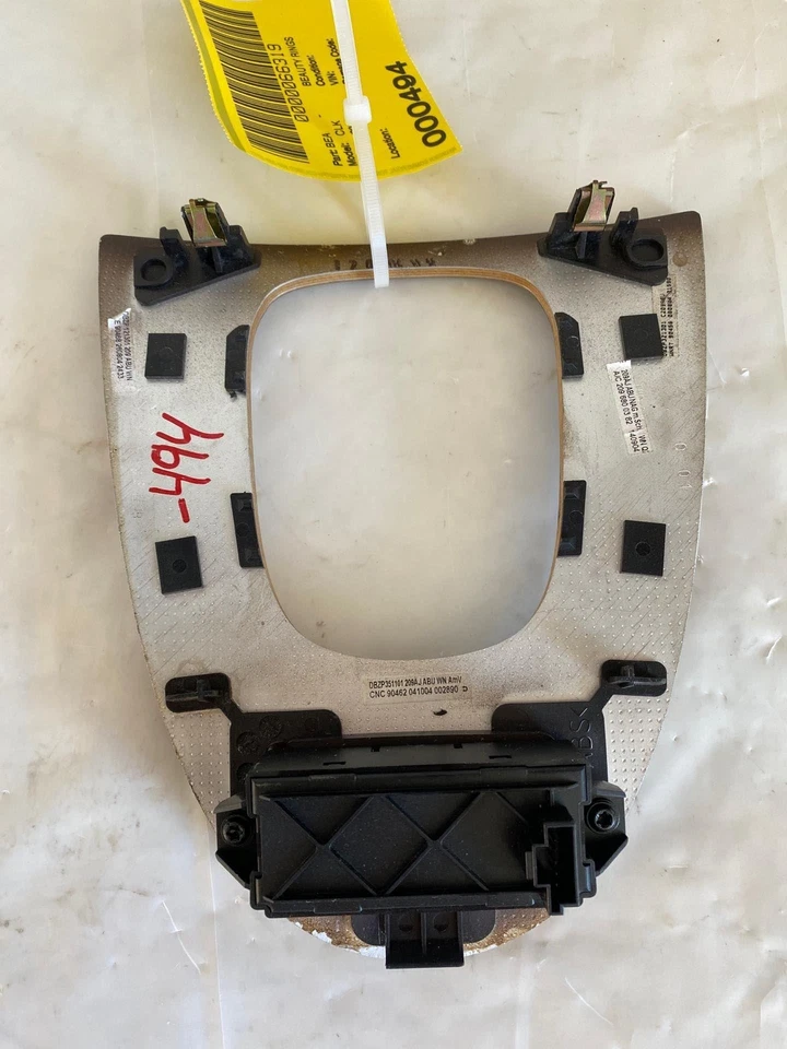 Mercedes Benz CLK320 2005 cubierta de palanca de cambios de piso moldura con botón convertible Foto 2 de 4