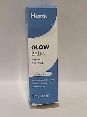 Hero GLOW BALM   Radiant Skin Stick   DULL SKIN  DRYNESS  11.2 g / 0.4 Oz