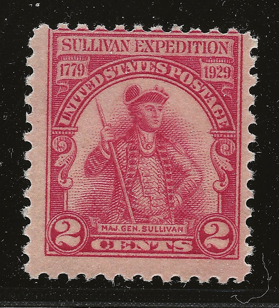 US Scott #657, Single 1929 Sullivan's Expedition 2c FVF MNH | eBay