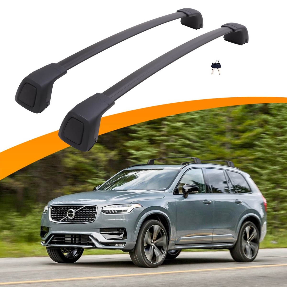 Upgrade Cross Bars for Volvo XC90 XC-90 2015-2024 Roof Rack