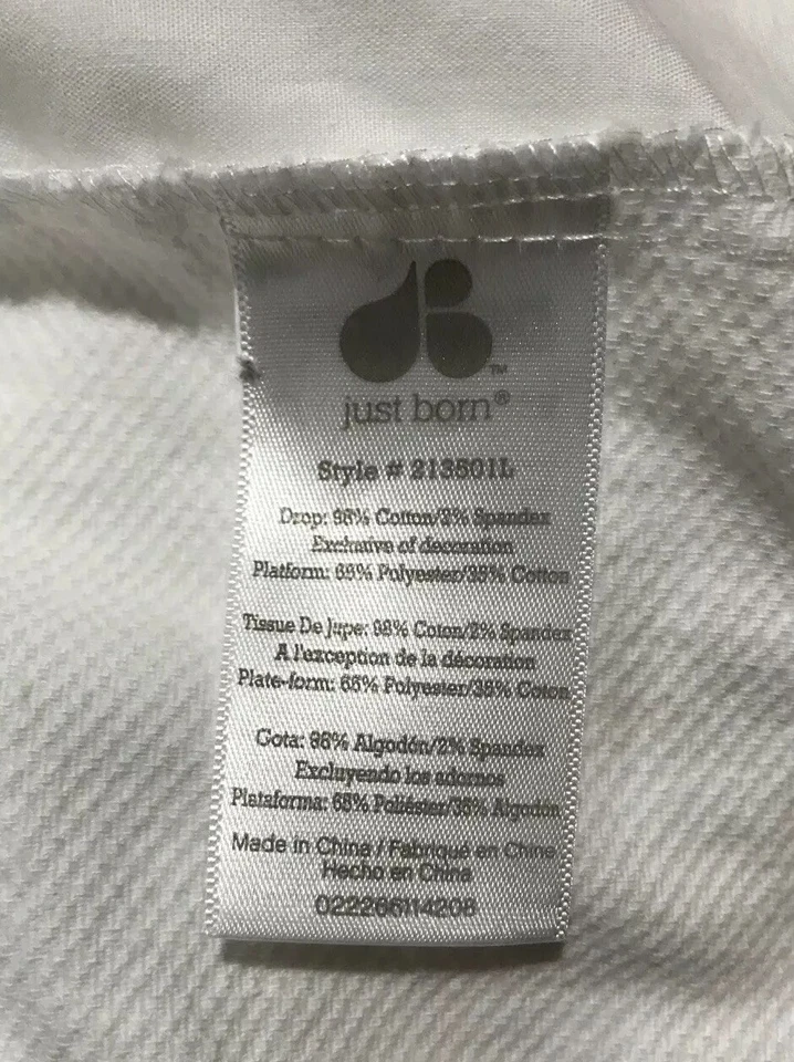 FALDA DE CAMA RECIÉN NACIDO BEBÉ AZUL BLANCO RAYAS RAYAS FALDA DE CAMA FALDA DE CUNA Foto 3 de 4