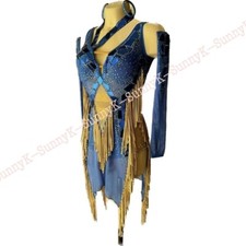 SunnyK Handmade Samba Ballroom Swing Salsa Rumba Latin Dance Dress RHYTHM