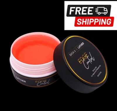 STRONG HOLD- THICK EDGES- EDGE CONTROL BASK AND LATHER Gel FREE SHIPPING