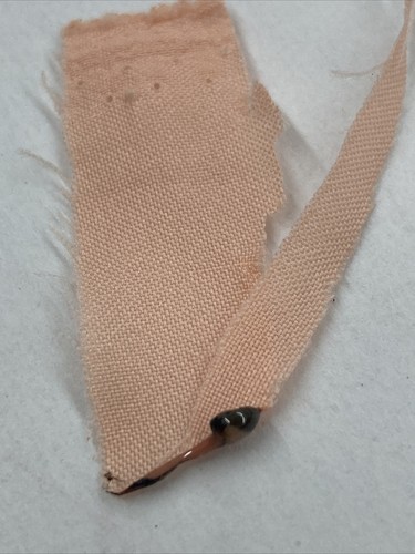 Vintage Peach Polyester Sheer Fabric 2 Yards By 44” Wide - Picture 6 of 6